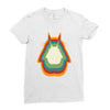 Totoro Retro Ladies Fitted T-Shirt