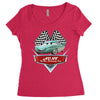 aunt flo Women's Triblend Scoop T-shirt