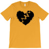 broken heart xxx black T-Shirt