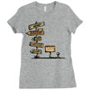 the choice was not hard Ladies Fitted T-Shirt
