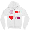 How To Live A Happy Life Zipper Hoodie