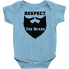 respect the beard Baby Onesie