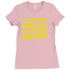 i hope i dont black out because this is awesome Ladies Fitted T-Shirt