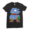 Mario Games Ladies Fitted T-Shirt