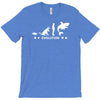 poker ~ fish to shark evolution ~ mens funny poker T-Shirt