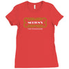 mortons steakhouse rib sirloin filet mignon Ladies Fitted T-Shirt