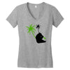 panda Women's V-Neck T-Shirt