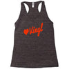 love vinyl Racerback Tank