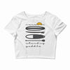 stand up paddle Crop Top