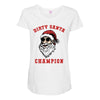 dirty santa champion Maternity Scoop Neck T-shirt