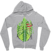 skeletal halloween Zipper Hoodie