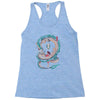 the girl and the dragon Racerback Tank