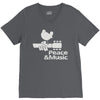 peace and music V-Neck Tee