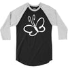 butterfly sticker vinyl 3/4 Sleeve Shirt