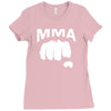 fighting mixed martial arts fist Ladies Fitted T-Shirt