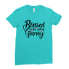 Blessed to be Called Granny Ladies Fitted T-Shirt