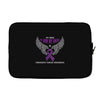 my hero is now my angel pancreatic cancer awareness Laptop sleeve