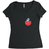 Mars and Astronaut Women's Triblend Scoop T-shirt