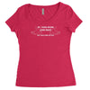 boobs heavy Women's Triblend Scoop T-shirt