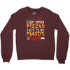 cut into pizzas Crewneck Sweatshirt