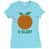 orange uglad Ladies Fitted T-Shirt