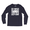 space alien qr code Long Sleeve Shirts