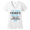 I'm Your Father's Day Gift Mom Says You're Welcome Baby Boy Women's V-Neck T-Shirt