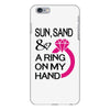 sun, sand &amp; a ring on my hand iPhone 6/6s Plus Case