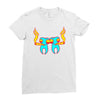 high tooths with joint Ladies Fitted T-Shirt