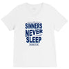 official t shirt mens you me at six sinners never sleep big all sizes V-Neck Tee