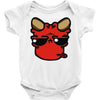 devil face 2 Baby Onesie