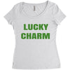 lucky charm Women's Triblend Scoop T-shirt