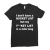 fucket list Ladies Fitted T-Shirt