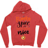pumpkin spice and everything nice Zipper Hoodie