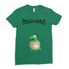 Pregosaurus Boy Ladies Fitted T-Shirt