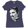 tesla Ladies Fitted T-Shirt