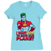 planeteer call Ladies Fitted T-Shirt