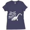 lochness monster Ladies Fitted T-Shirt