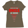 Have No Fear Uncle Is Here Ladies Fitted T-Shirt
