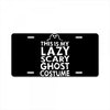 this is my lazy ghost costume 3 License Plate