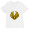 gold owl V-Neck Tee