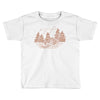 Camping Red Toddler T-shirt