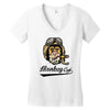 monkey cafe pilote Women's V-Neck T-Shirt