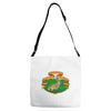 save the jackalopes! Adjustable Strap Totes