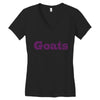 goats Women's V-Neck T-Shirt