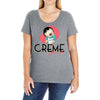 creme fraiche Ladies Curvy T-Shirt