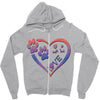 perfect dog love Zipper Hoodie
