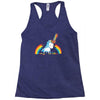 rainbow chainsaw massacre Racerback Tank
