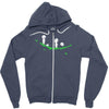 aliens Zipper Hoodie