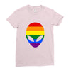 alien lgbt Ladies Fitted T-Shirt